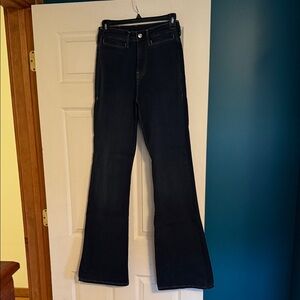 True Religion Dark Wash Flare Jeans
